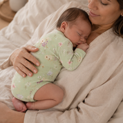 Body Kimono Recém-Nascido à 3 Meses - Cotton Adapt | Jardim De Primavera