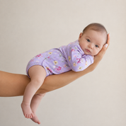 Body Kimono Recém-Nascido à 3 Meses - Cotton Adapt | Jardim Lilás