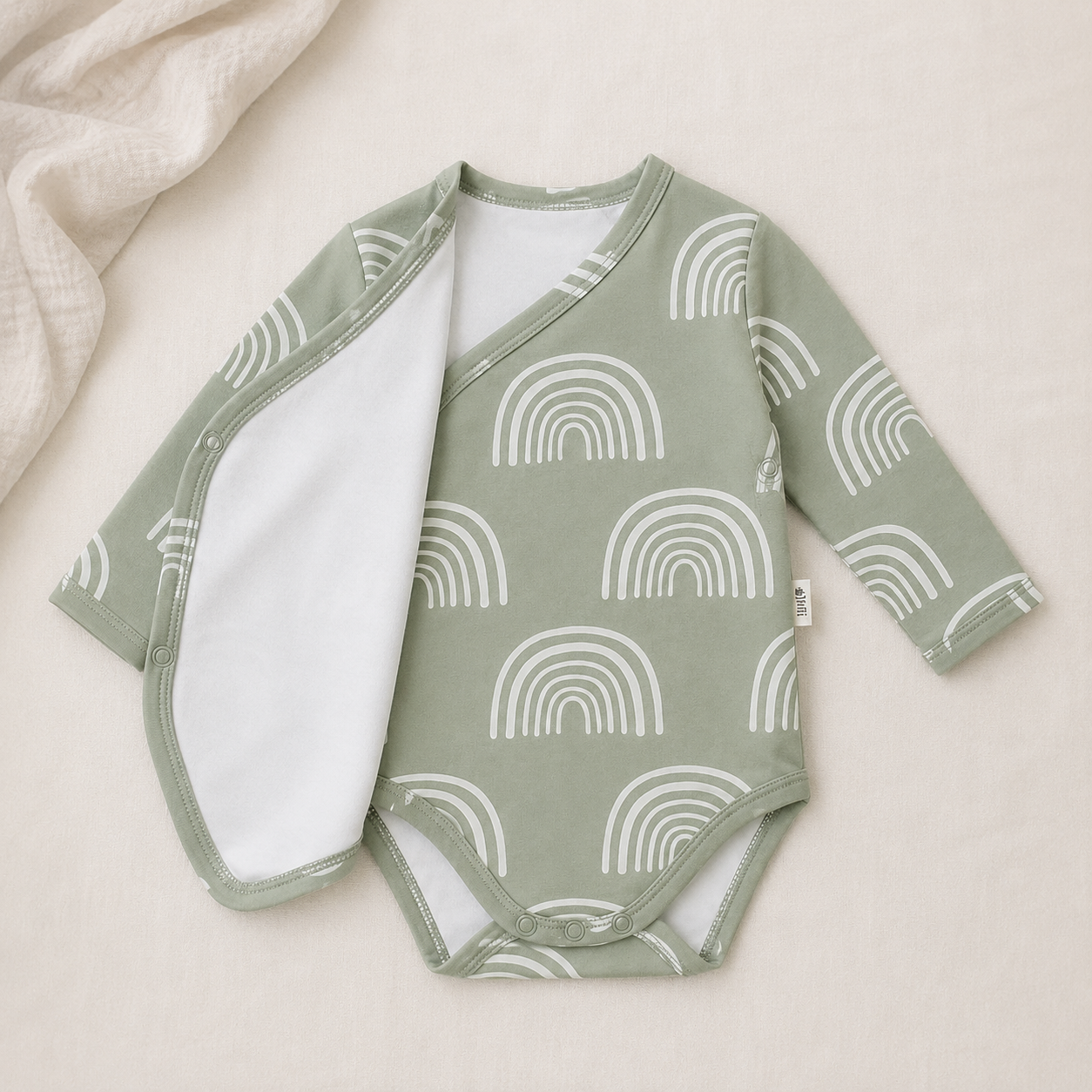 Saída Maternidade Recém-Nascido 4 Peças - Cotton Adapt | Nordic Rainbow