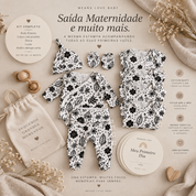 Kit Memórias Primeiro Ano - Cotton Adapt | Sketch