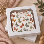 Saída Maternidade Recém-Nascido 4 Peças - Cotton Adapt | Butterflies