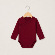 Body Kimono Bebê Recém-Nascido à 3 Meses - Algodão Stretch | Merlot
