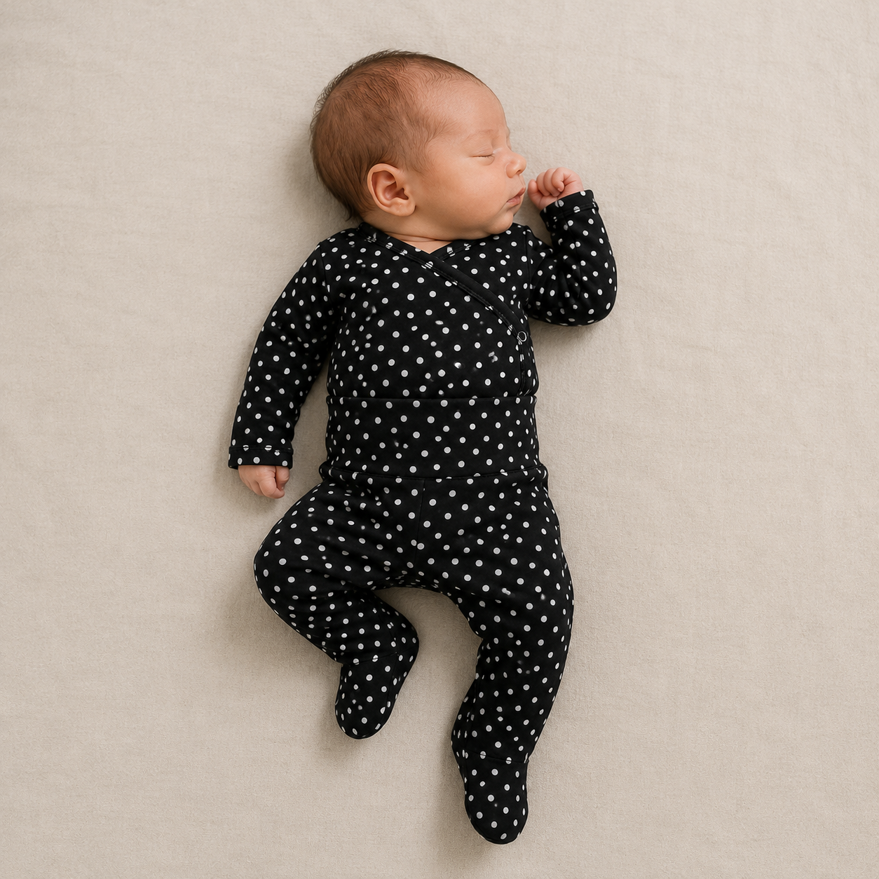 Saída Maternidade Recém-Nascido 4 Peças - Cotton Adapt | Poá Paris
