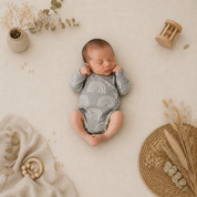 Saída Maternidade Recém-Nascido 4 Peças - Cotton Adapt | Nordic Rainbow