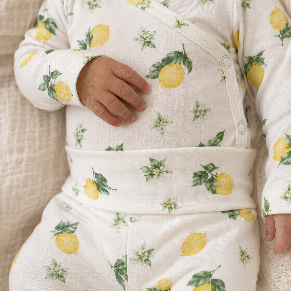 Body Kimono Recém-Nascido à 3 Meses - Cotton Adapt | Lemons