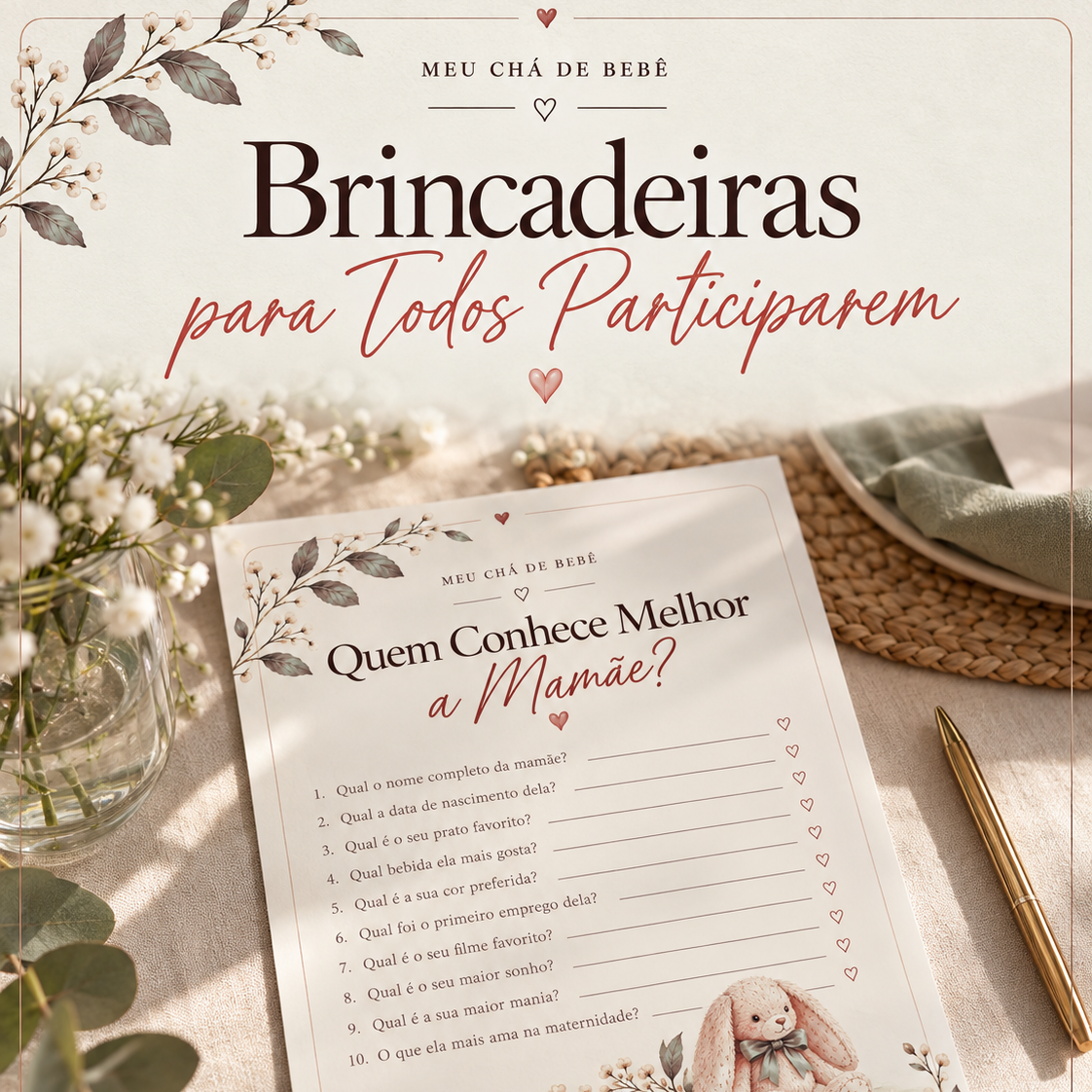 Meu Chá de Bebê - Álbum & Brincadeiras