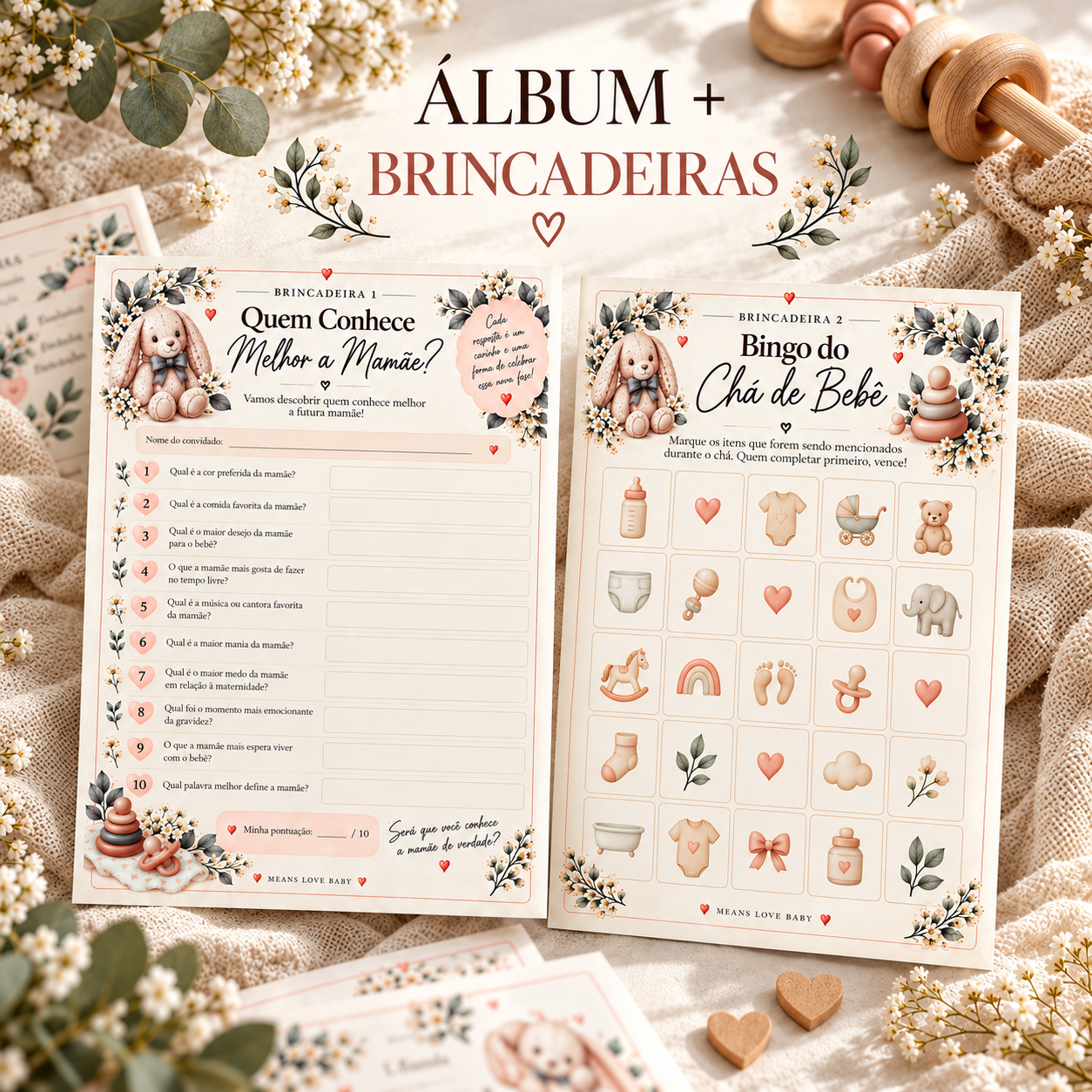 Meu Chá de Bebê - Álbum & Brincadeiras