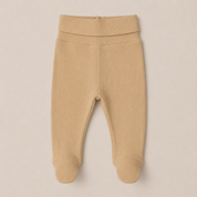 Kit: Body Kimono + Calça de Pezinho - Recém-Nascido à 3 Meses - Algodão Canelado | Areia