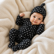 Saída Maternidade Recém-Nascido 4 Peças - Cotton Adapt | Poá Paris