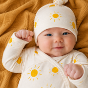 Saída Maternidade Recém-Nascido 4 Peças - Cotton Adapt | Little Sunshine