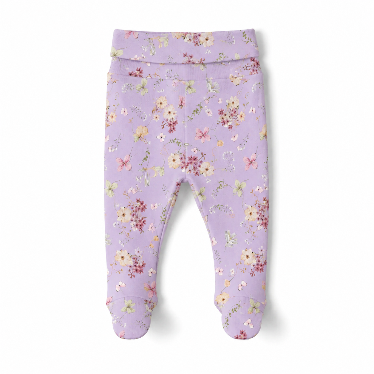 Saída Maternidade Recém-Nascido 4 Peças - Cotton Adapt | Jardim Lilás