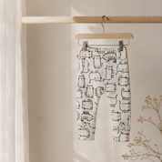 Calça - Malha Algodão | Gatinhos Minimalistas