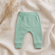 Calça Bolsão Canguru - Malha Algodão | Menta