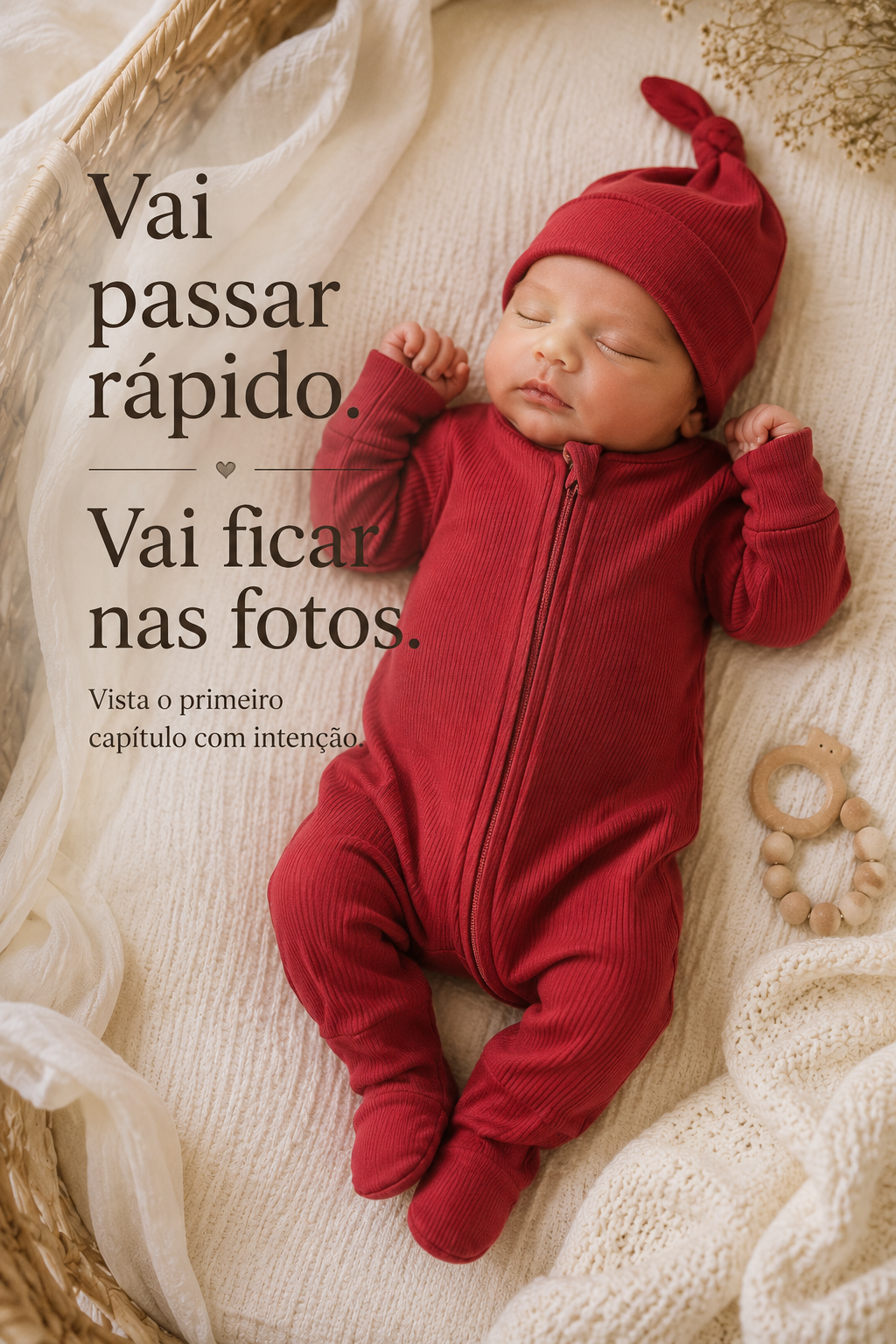 Saída Maternidade – Recém-Nascido a 3 Meses | Tomate