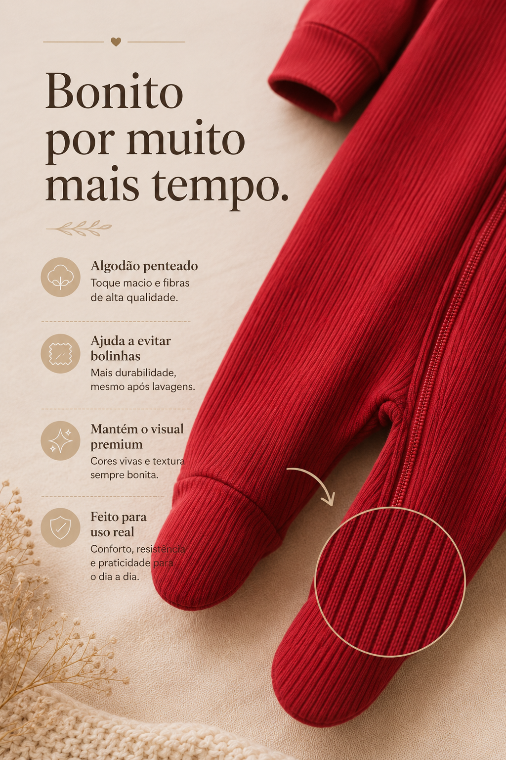Saída Maternidade – Recém-Nascido a 3 Meses | Tomate