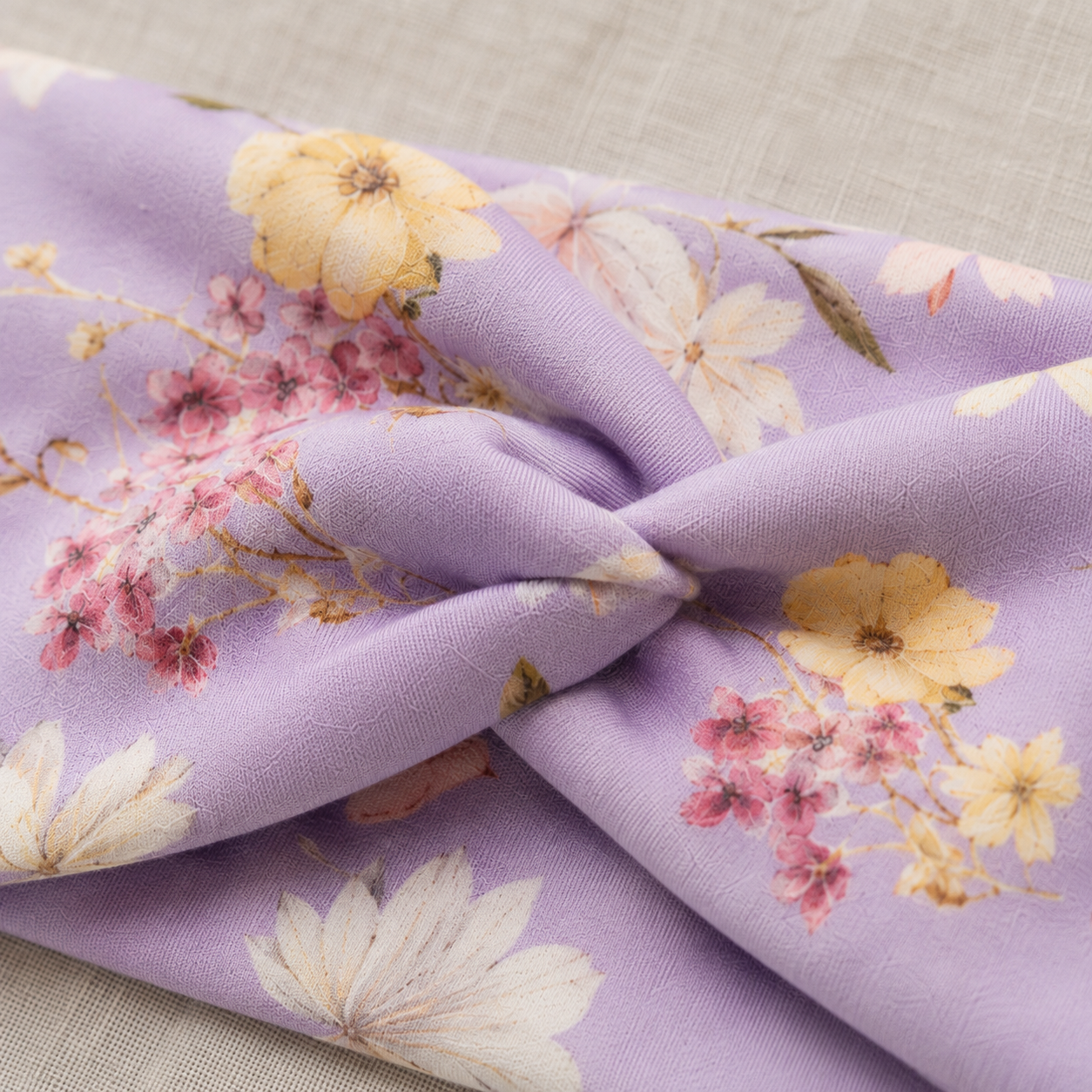 Faixinha de Cabelo - Cotton Adapt | Primavera Lilás