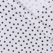 Kit: Body Kimono Recém-Nascido à 3 Meses + Calça de Pezinho Recém-Nascido à 3 Meses - Malha Algodão Estampada | Dots