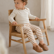 Calça Bolsão Canguru - Algodão Premium | Listras Amarelas