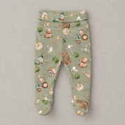 Calça Recém-Nascido à 3 meses com Pezinho – Cotton Adapt | Farm Days Sage