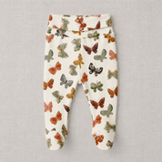 Calça Recém-Nascido à 3 meses com Pezinho – Cotton Adapt | Butterflies