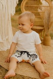 Bermuda Bebê/Infantil Menino – Malha Algodão Estampado | Fósseis