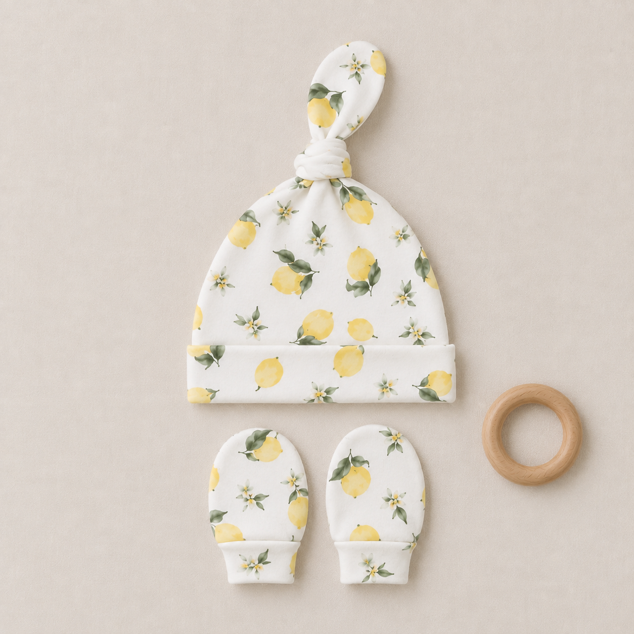Mini Enxoval Completo 5 peças - Cotton Adapt | Lemons