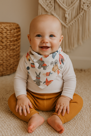 Bandana Babador Bebê Unissex – Circus | Malha Algodão Estampado