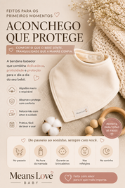 Bandana Babador  –  Malha Algodão | Off White