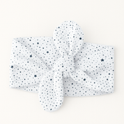Laço de Cabelo Infantil Regulável – Algodão Stretch Estampa Exclusiva | Constelação