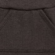 Calça Bebê e Infantil Bolsão Canguru Unissex – Canelado Premium Liso | Cinza Chumbo Mescla