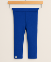 Legging Bebê e Infantil Menina – Tecido Algodão Stretch Liso | Cor Azul Royal