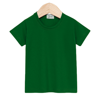 Camiseta Infantil Manga Curta - Verde Bandeira