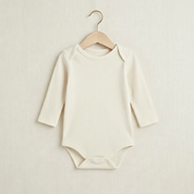 Body Manga Longa – Algodão Canelado | Branco