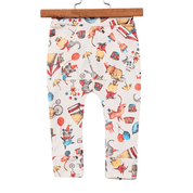 Calça Bebê/Infantil Com Bolsão Unissex [Malha Algodão - Estampada] - Circus