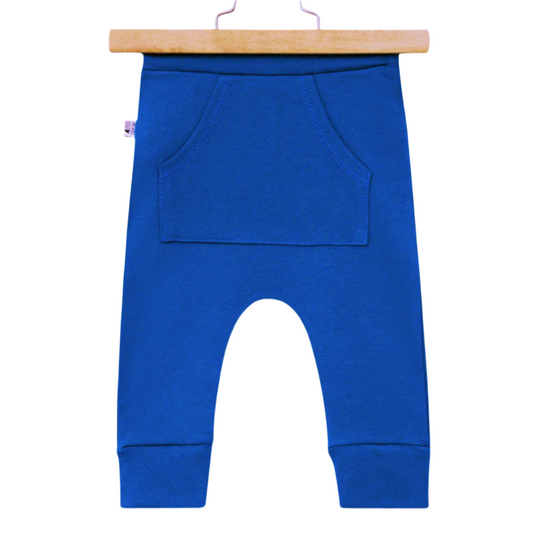 Calça Bebê/Infantil com Bolso - Azul Royal