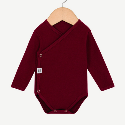 Body Kimono Bebê Recém-Nascido Merlot