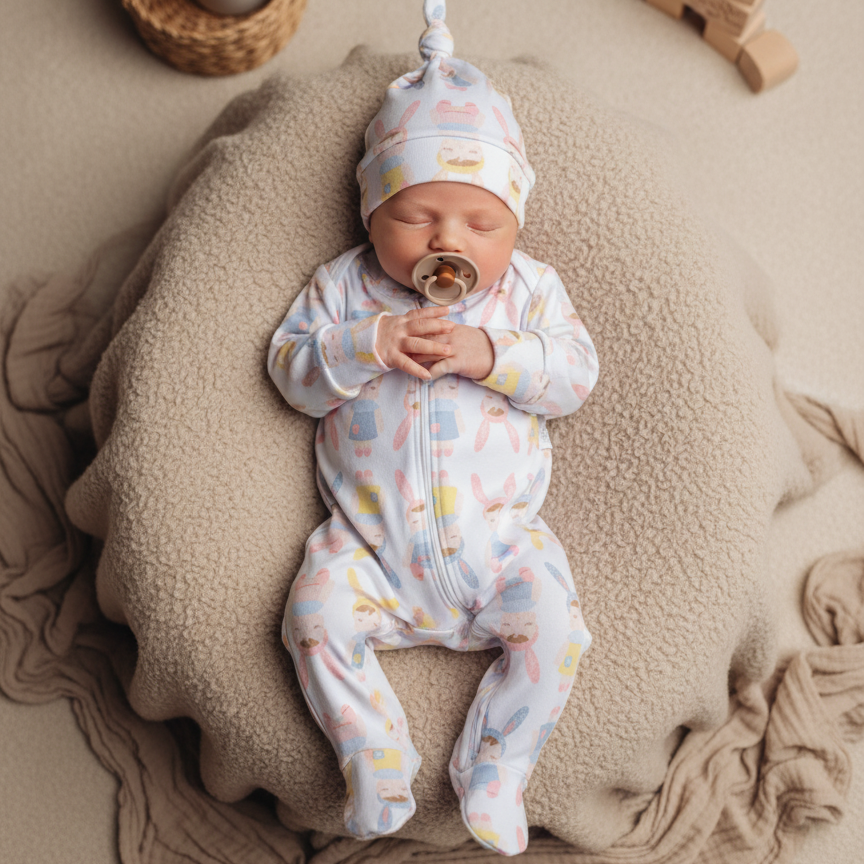 Kit Saída Maternidade – Recém-Nascido a 3 Meses | 2 Peças - Ângela Doll