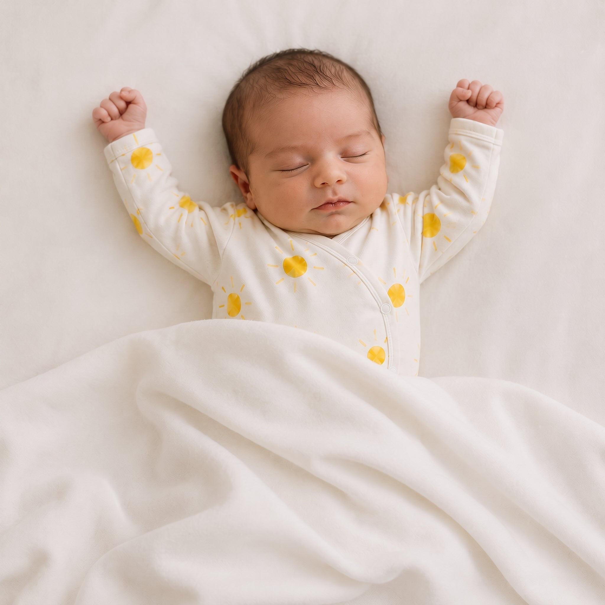 Saída Maternidade Recém-Nascido 4 Peças - Cotton Adapt | Little Sunshine