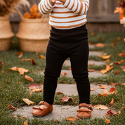 Legging Bebê/Infantil Menina – Malha Algodão Lisa | Preta
