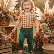 Legging Bebê e Infantil Menina – Canelado Algodão Premium Liso | Jade