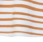 Saia com Short Infantil Menina – Algodão Premium Estampa Exclusiva | Listras Amarelas