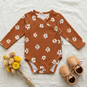 Kit Body Kimono + Calça com Pezinho Recém-Nascido a 3 Meses - Cotton Adapt | Rust & Daisy