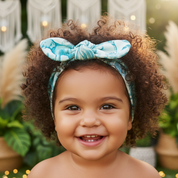 Laço de Cabelo Infantil Regulável – Algodão Premium Estampa Exclusiva | Selva