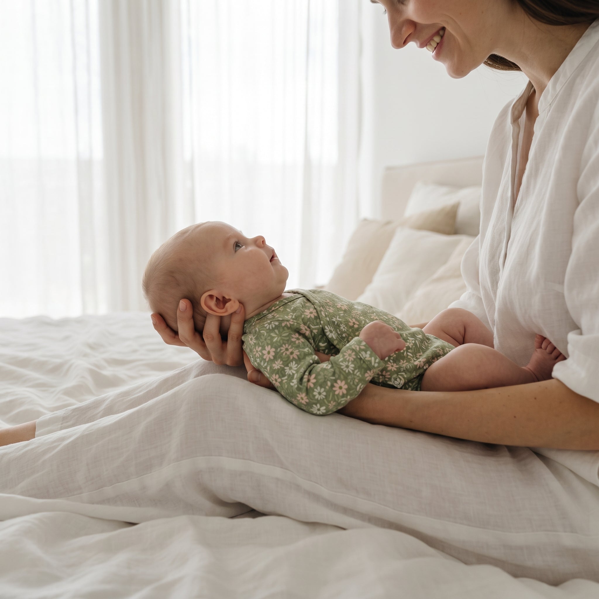 Saída Maternidade Recém-Nascido 4 Peças - Cotton Adapt | Trevos