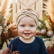 Faixinha de Cabelo Bebê - Algodão Premium Estampa Exclusiva | Grãos de Areia