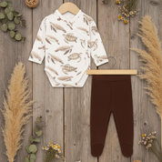 Kit 5 Peças Recém- Nascido à 3 Meses - Mini Enxoval Cápsula | Bem-Vindo, Filho