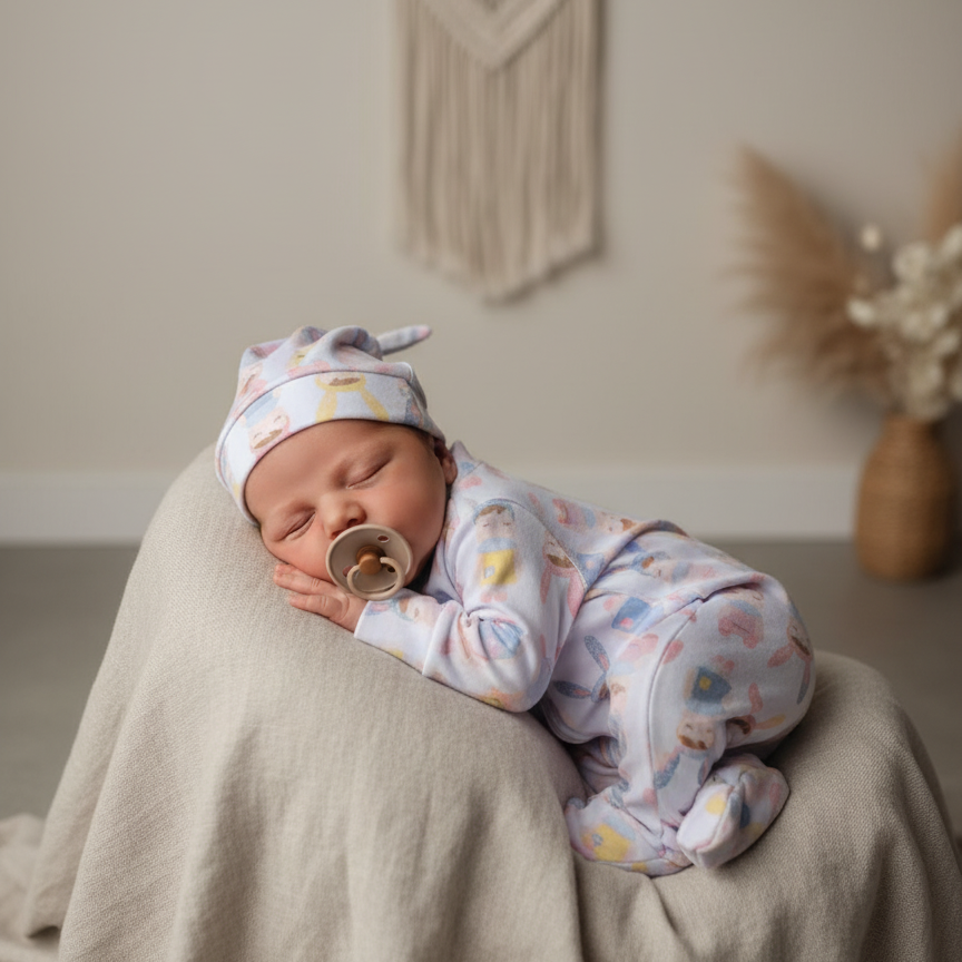 Kit Saída Maternidade – Recém-Nascido a 3 Meses | 2 Peças - Ângela Doll