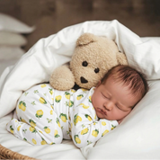 Kit Body Kimono + Calça com Pezinho Recém-Nascido a 3 Meses - Cotton Adapt | Lemons