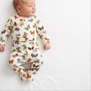 Conjunto Body Kimono + Calça com Pezinho – Recém-Nascido à 3 Meses | Butterflies