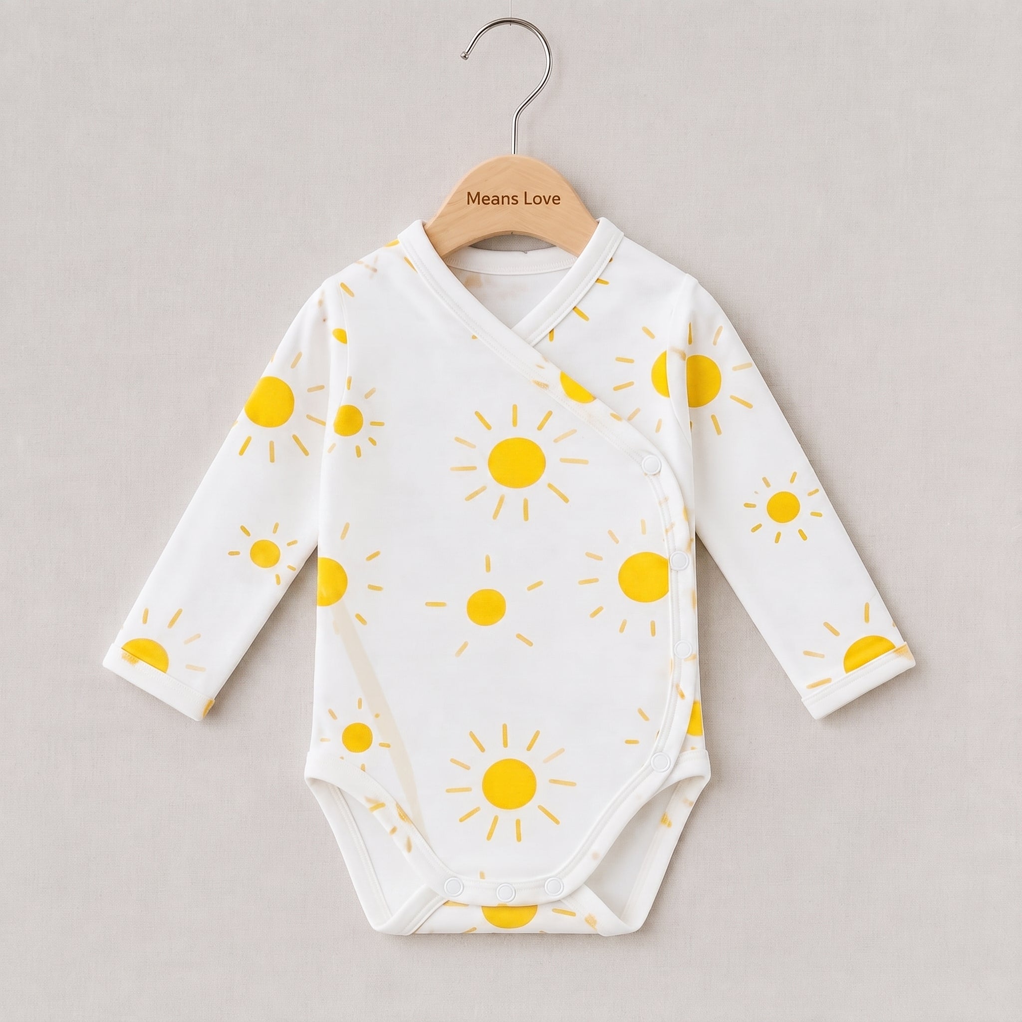Body Kimono Recém-Nascido à 3 Meses - Cotton Adapt | Little Sunshine